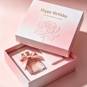 Birthday Perfume Gift Set 50ml Eau De Parfum Luxury Ribbon Box Long Lasting Fragrance Unisex OEM ODM Elegant Present