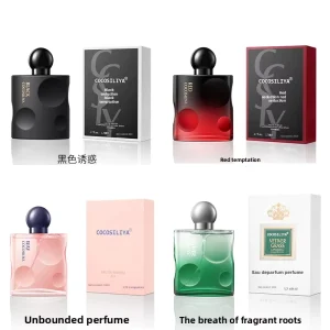 Black Temptation Women’s Perfume Long Lasting Eau De Toilette 50ML Patchouli Vetiver Sandalwood Notes Daily Use