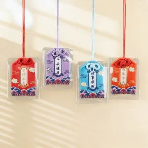 Blessing Brocade Mugwort Fragrance Hanging Ornament Prayer Peace Talisman Academic Success Amulet Safety Charm Asian Zen Design