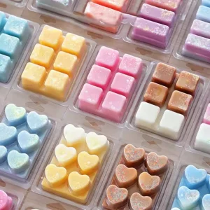 Block Shape Paraffin Wax Handmade Modern Style Wax Melts for Christmas Home Decoration