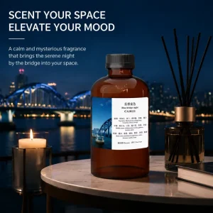 Blue Bridge Night Oil Based Fragrance Oil Concentrated Waterless Perfume Oil for Scent Diffuser