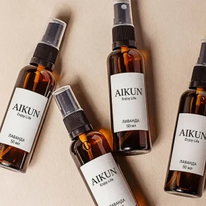 Brown Plastic Refillable Deodorizing Air Freshener Fabric Freshener Linen Spray Room Spray for Hotel Home OEM