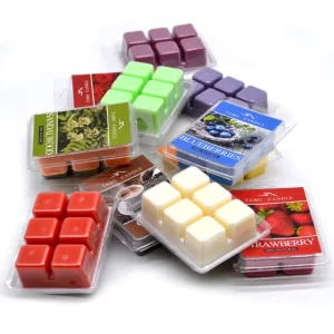 Bulk Natural Vanilla Soy Wax Scented Candle Private Label Strong Scent Muti color Scented Wax Melts with Package for Party