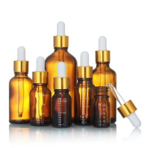 Bulk Sale Glass Essential Oil Bottles Graduated Scale Dropper Cap Custom Label Empty Cosmetic Packaging Reed Diffusers