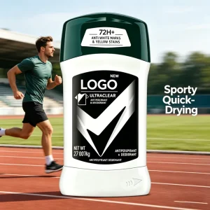 Bulk Supply Men’s Ultra Clear Deodorant Stick Skin Friendly Formula No Stains on Clothes OEM