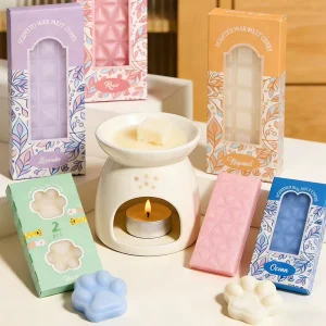 CE Certified Wax Melting and Filing Melted in Shapes Manufacturer Night Light Fragrance Aroma Scented Wax Melt Snap Bars