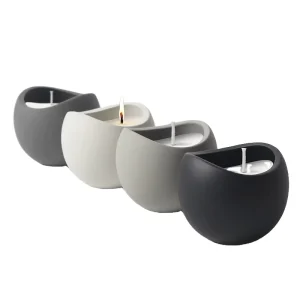 C&H Bulk Custom Logo Colorful Luxury Soy Wax for Glass Ceramics Scented Candles Jars Wax Box Vessels Gift Sets