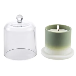 C&H High Quality Luxury Custom Aroma Handmade Cloche Bell Dome Jar Soy Wax Scented Candle