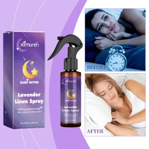 Calming Revival Lavender Sleep Spray for Quick Sleep Aid Room Refresh and Fatigue Relief Lavender Essential Oil Sleep Spray