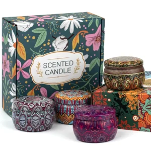 Candle Gift Sets Soy Scented Candle Velas Soja Fragrance Scents Custom Aroma Scented Candles