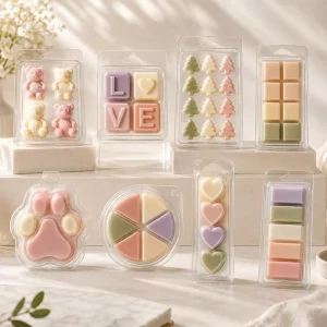Candle Mould Molds Wax Melt Moulds Square Clear Wax Melt Molds Containers For DIY Wax Melt Candle