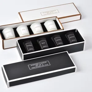 Candles Gift Set Luxury Scented Candle White Wax Decorative Bougie Glass Aroma Custom Aromatic Jar Soy Candles