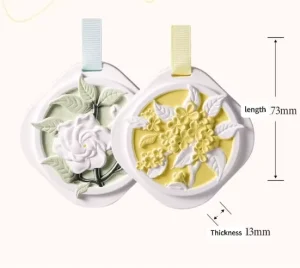 Car Air Freshener Solid Aromatherapy Hanging Plaster Fragrance Stone Wardrobe Deodorizer