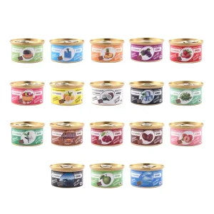 Car Air Fresheners Gel Silicone Wood Blocks Fruit Bubble Gum Aroma Long Lasting Auto Interior Aromatherapy No Electricity