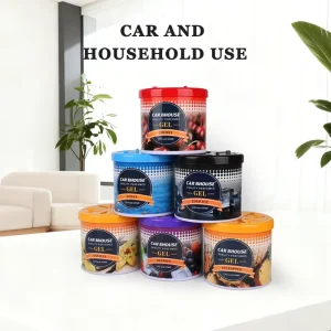 Car Office Air Freshener Gel Long Lasting Scent Odor Removing Cool Plastic Bottle Household Bathroom Aromatic Fragrance Agent