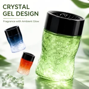 Car Perfume Gel Air Freshener Multi functional Crystal Aroma Cup Dashboard Decoration Natural Fragrance Long Lasting Rose Scent