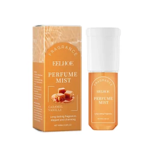 Caramel Vanilla Body Mist Light Natural Fresh Mild Elegant Perfume Spray Ideal Daily Fragrance