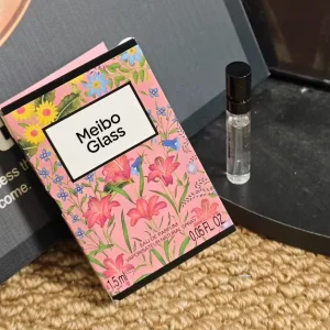 Card bottle Set Glass Perfume Oil Sample Bottles Paper Card Package