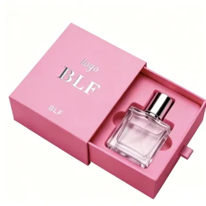 Cardboard Pink Drawer Skincare Empty Perfume Packaging Gift Box