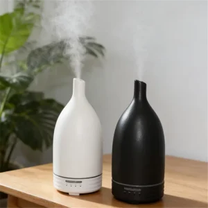 Ceramic 100ml Ultrasonic Essential Oil Aroma Diffuser for Home