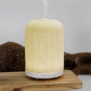 Ceramic Aroma Diffuser Essential Oil Scent Machine for Home and Hotel Ambient Light Diffuser for Bedroom