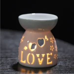 Ceramic Home Aroma Essential Oil Warmer Aromatic Incense Candle Holder Tealight Holders Wax Melt Burners Oil Burner Fall Spring