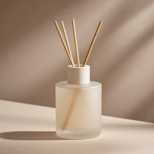 Ceramic Reed Diffuser Gift Set Custom 100ml with Oil and Leopard Print Bottle