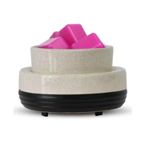 Ceramic Wax Melt Warmer 2 in 1 Candle Wax Melter and Fragrance Warmer for Wax Cube or Melts to Spa Home Office