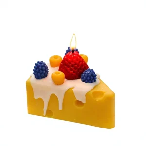 Cheese-Shaped Handmade Spiral Aromatherapy Candle with Soybean-Blended Wax and Sage Sea Salt Scent