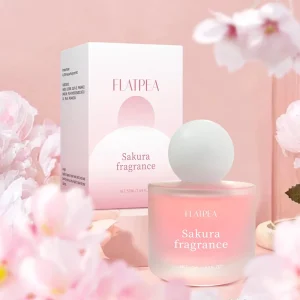 Cherry Blossom Rose Perfume Spray Alcohol Free Long Lasting Floral Fragrance for Women Fresh Sakura Scent Body Mist