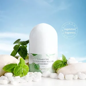 China Deodorant Manufacturer Invisible Mint Body Perfume 24 Hours Prevents Odor Aluminum Free Women and Men Roll on Deodorant
