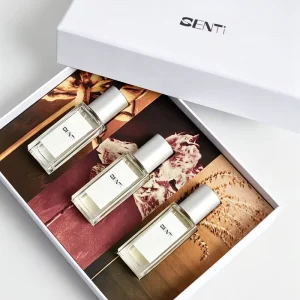 Choco Musk Marshmallow Perfume Set Custom Luxury Perfume Bottle Set with Magnetic Cap Full Set Perfume Packaging