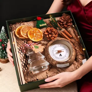 Christmas Aromatherapy Gift Box High End Scented Candle Christmas Holiday Atmosphere Gift Box Christmas Aromatherapy