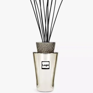 Christmas Colorful Glass Reed Diffuser Air Freshener with Lavender Fragrance
