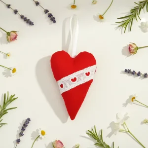 Christmas Gift Eco-Friendly Lavender Scented Heart-Shaped Wardrobe Air Freshener Sachet for Sleep