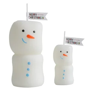 Christmas Gifts Decor Handmade Snowman Aromatherapy Candle Creative Christmas Scented Candle Ornament Creative Souvenir