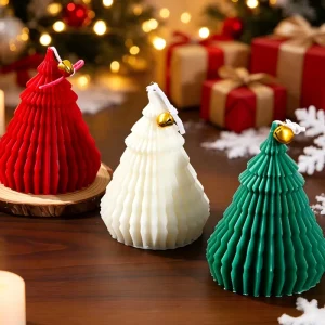 Christmas Soy Wax Candle Aromatherapy Ornament Handmade Gift Souvenir