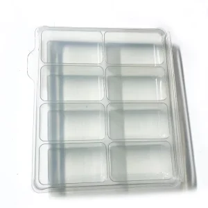 Christmas Tree Clamshell Blister Packaging Single Round 8 Cell Wax Melts Clamshell Packaging for Wax Melts
