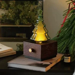 Christmas Tree Shape Electric Aromatherapy Machine Household Aromatherapy Machine Oem Luxury Anhydrous Essential Oil Atomizer