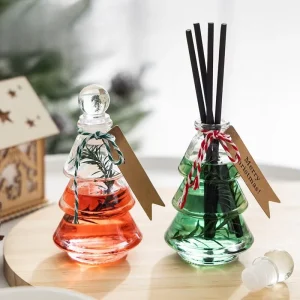 Christmas Tree Shaped Reed Diffuser for Living Room Bedroom Holiday Decor