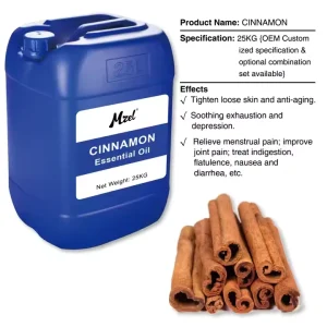 Cinnamon Bark Essential Oil for Diffuser Aromatherapy Skin Massage Candle and Soap Making Fragrance