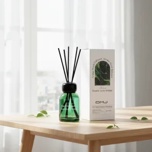 Citrus Green Reed Diffuser 110ml Fresh Spring Scent Long Lasting Modern Fashionable Relaxing Home Fragrance Customizable Unisex