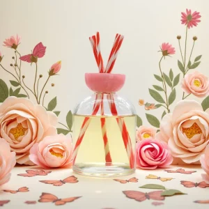 Classic Customizable Logo Frosted 100ml Flat Glass Bottle 3.5mm 4mm 5mm Reed Diffuser Sticks Luxury Reed Diffuser