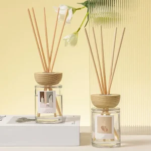 Classic Cylinder Screw Cap Reed Diffuser 50ml Empty Bottle Packaging for Home Hotel Office Fragrance