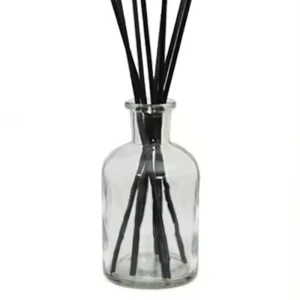 Clear Amber Glass Aromatherapy Oil Reed Diffuser Bottle 125ml 200ml 250ml with Cork and Stickers