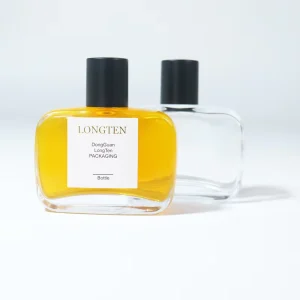 Clear Black Flat Square 30ml 50ml 70ml Empty Glass Multi Color Unisex Exotic Luxury Perfume Bottle with Pump Sprayer