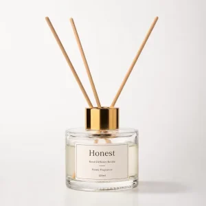 Clear Glass Reed Diffuser Bottle Home Fragrance Bottle with Cap in Multiple Sizes for Aromatherapy Decor