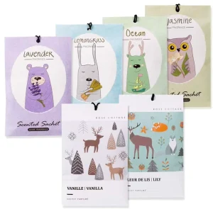 Closet Air Freshener Deodorizer Lavender Scented Sachets Bags for Drawer and Car Air Freshener Sachets Scented