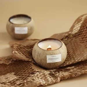 Coconut Shell Scented Candle Gift Box Atmosphere Niche High end Bedroom Creative Fragrance Birthday Gift Souvenir