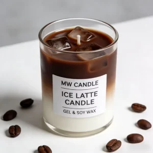 Coffee Latte Scented Soy Wax Candle Creative Handmade Decorative Candle Luxury Home Fragrance Gift Candle Supplier OEM ODM